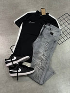 Kit Completo NK Academy com Jeans, Camisa e Tênis