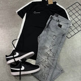 Kit Completo NK Academy com Jeans, Camisa e Tênis