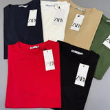 Kit 6 Camisetas Básicas Zara