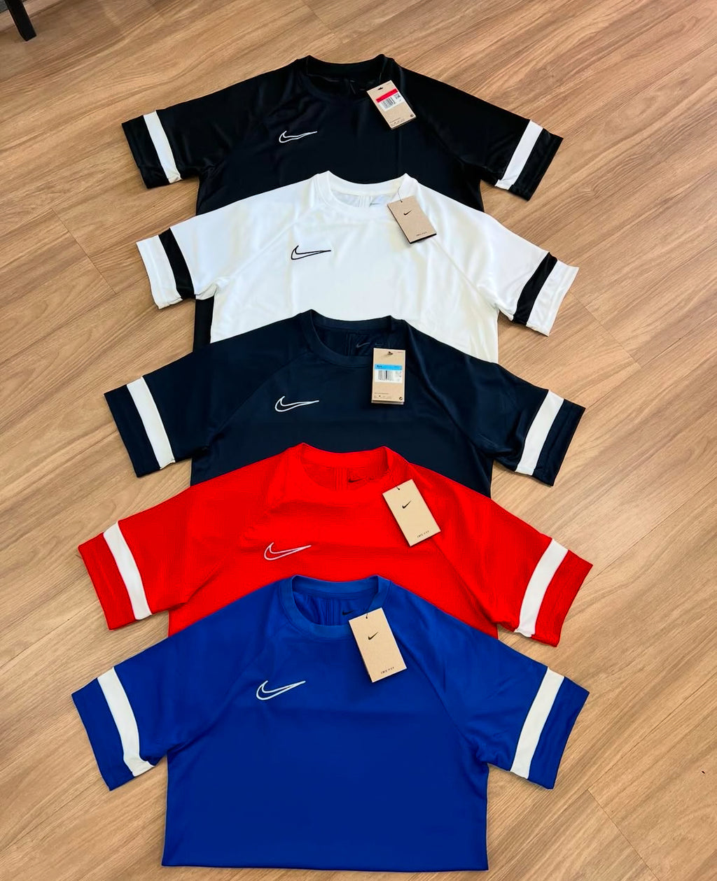 Kit 5 Camisetas NK Academy Dri-Fit
