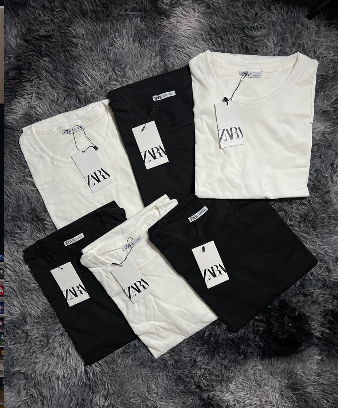 6 Camisetas Zara Basic Original