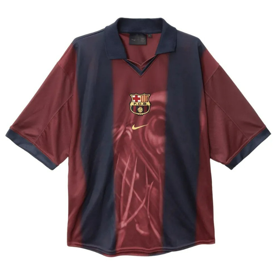 Travis Scott x NK Camiseta FC Barcelona Retro 2000/01 Home Skeleton