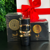 (PERFUME DO NEYMAR) Kit Perfume + Hidradante Asad Lattafa Combo