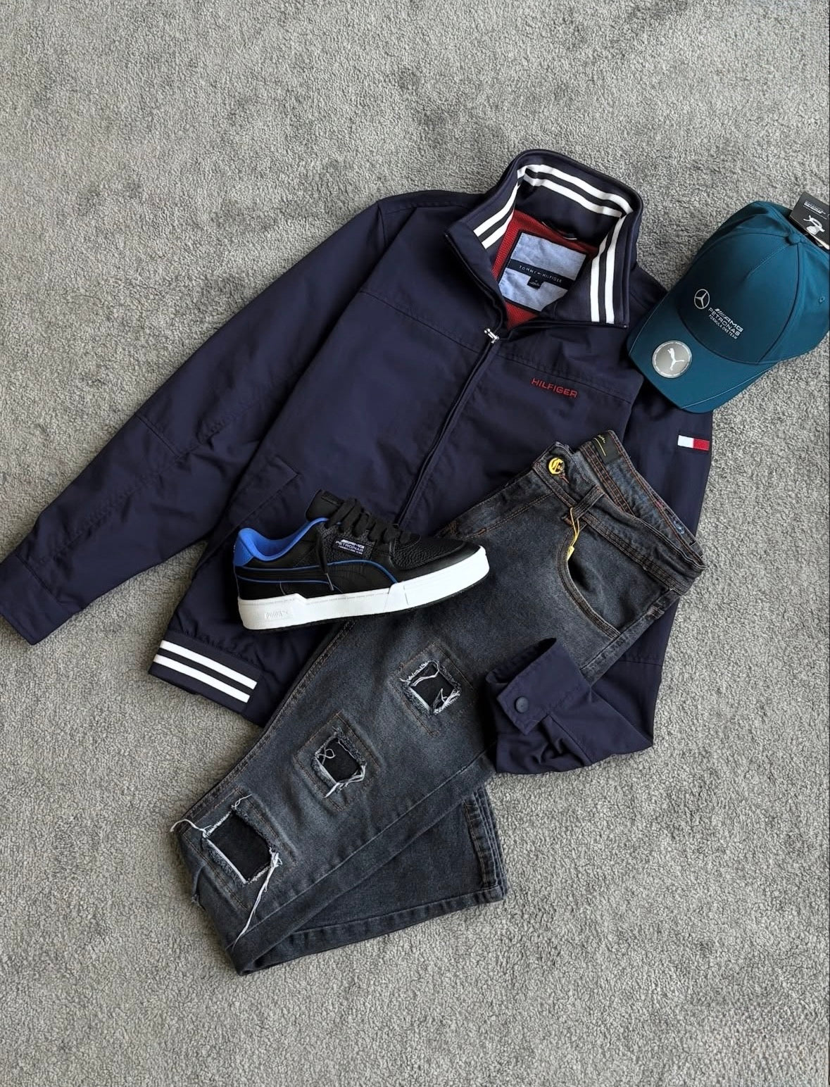 Kit Completo Jogador Tommy e Ca Pro Mercedes 4 Peças