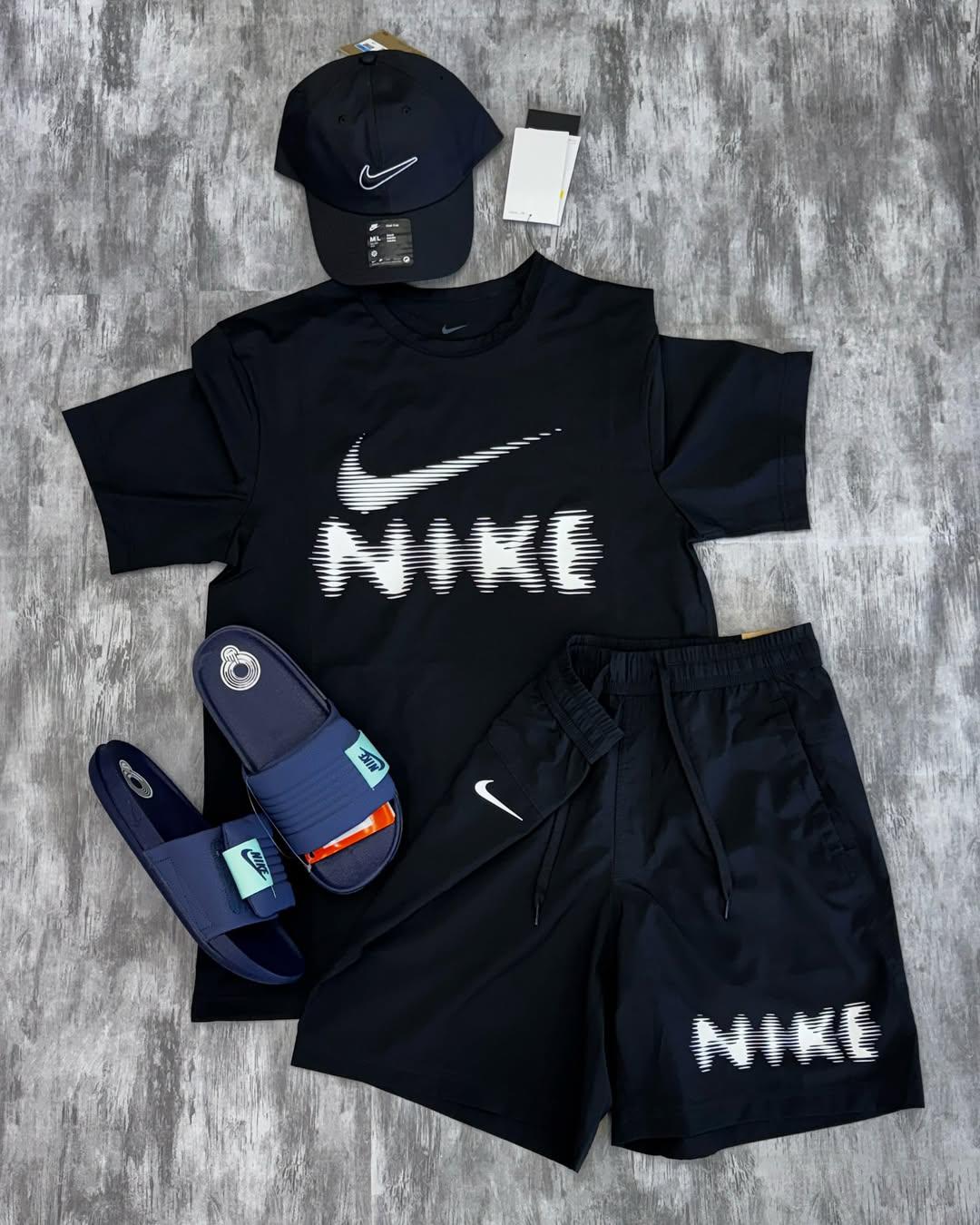 Kit Completo NK Dri-Fit com Slide Offcourt Adjust e Boné