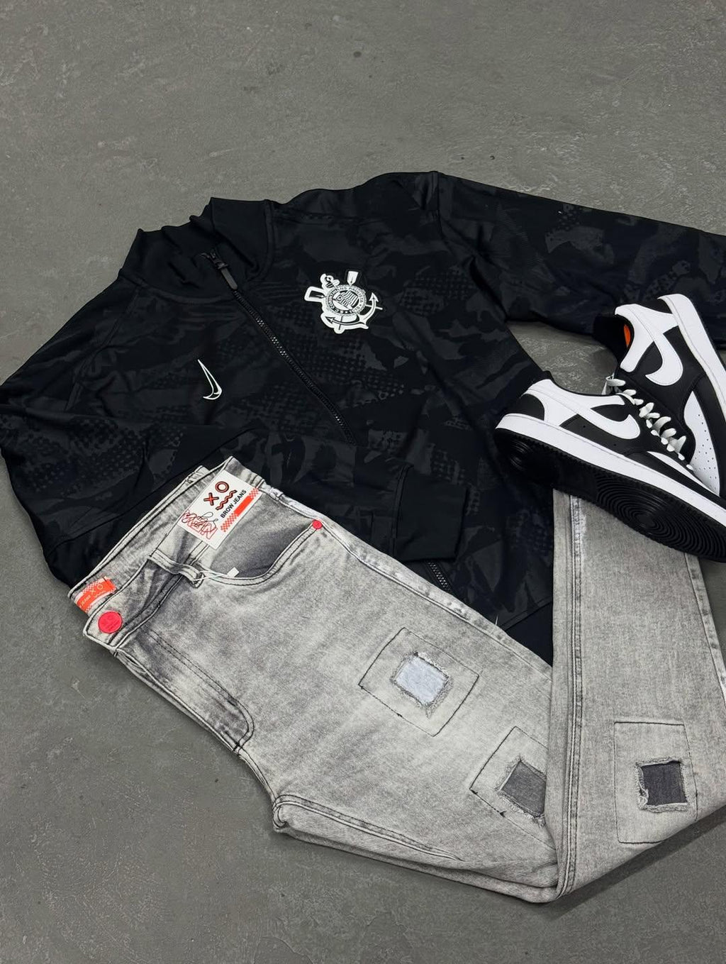 Kit Completo NK Corinthians com Jeans e Court Vision