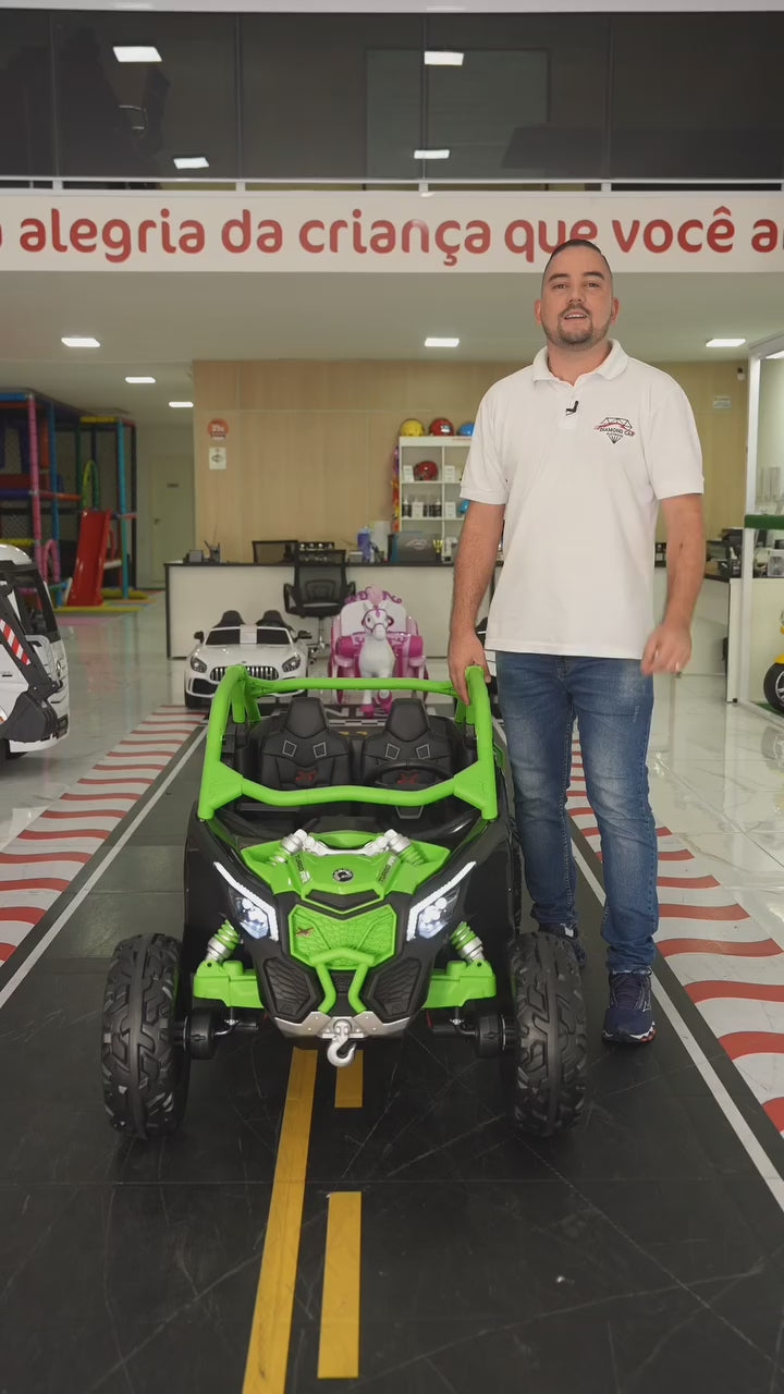 Buggy Elétrico Infantil - Maverick X3 - 24v - 2 Lugares